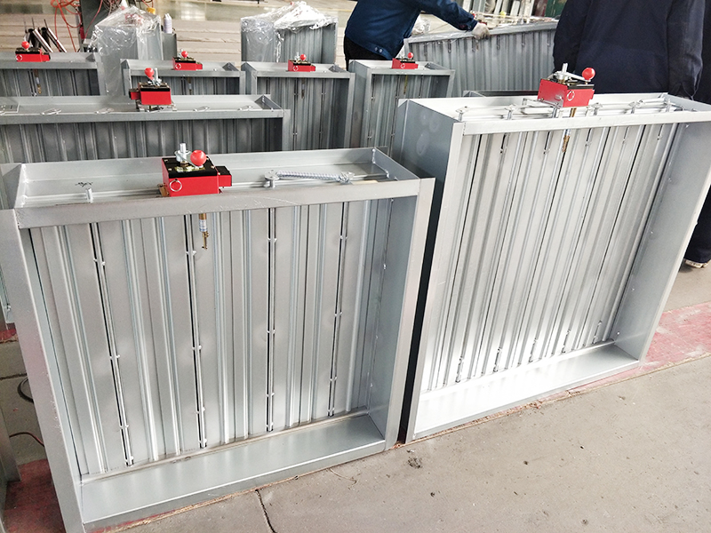 電動對開多葉風量調節閥